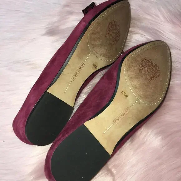 Vince Camuto Women's Size 10 M / 40 Flats Suede Bows - Picture 4 of 5